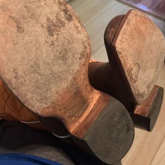 Justin Billet Cowhide Cutter Toe Roughout - Picture 4 of 7